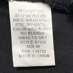 Umgee  Black Lace Dress Size M Boho Romantic Short Sleeve Lined Fit & Flare Photo 6