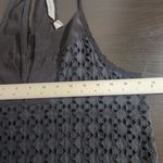 Athleta  Black Eyelet Lace Sleeveless Top Size Small Photo 7