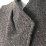Lida Baday Charcoal Gray Wool Asymmetric Zip Cropped Jacket Size 4 Photo 2