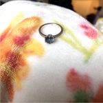 Pandora Blue Sparkling Crown Ring Photo 8