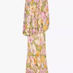 ZARA  Floral Strapless Maxi Dress Wedding summer evening bodycon Photo 9