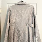 Mac & Jac Damask Coat Rhinestone Button Front Career Jacket Size 10 Old Money Tan Photo 7