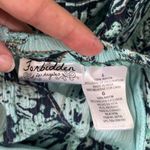 Forbidden Tier Maxi Skirt Sz L Blue Boho Lace Festival Crystals Fairy Chiffon Size L Photo 9