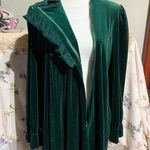 Unique Vintage Green Velour Dressing Gown Photo 9