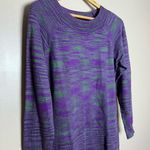 AB Studio CLEARANCE! Purple/Gray Sweater Dress Size M EUC Photo 2
