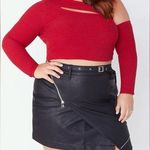 Moto Skirt With Slider Belt By SONCY Black Size 14 Photo 0