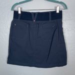 Title Nine  4 Navy Blue Clamber Skirt Skort Lined Pockets Granola Girl Crunchy Photo 4