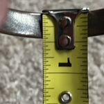 Women’s vintage dainty silver flower patterned bangle bracelet one size‎ Photo 5