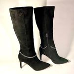 XOXO Talayah Knee High Stiletto Boots w/Chain - Size 8.5 Photo 0