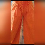 Free People NWT  Equinox in Orange Denim Trousers Size 27 Photo 3