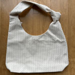 Ulta Beauty Cream Woven Faux Leather Shoulder Bag Photo 0