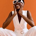 ZARA off-white Belted Wrap Jumpsuit BLOGGERS
FAV! NWT Photo 4