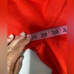 Soft Surroundings  red elastic waist jeans with snaps down the leg‎ seams Photo 9