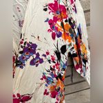 Umgee  LuLu Floral Kimono Fringe Boho Cream colorful medium Photo 6
