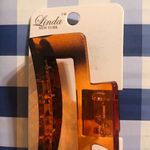 LINDA New York BNWT Vintage NOS Hair Claw Clip Photo 0