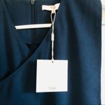 Tibi  Navy Chalky Drape Wrap Top - 00 - NWT Photo 5