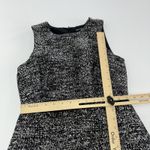 J.Crew Mercantile Dress Womens 4 Black White Gold Tweed Sleeveless Sheath Photo 6