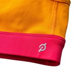 Peloton  Size M Endurance Rib One‎ Shoulder Sports Bra Orange Pink Layered Padded Photo 8