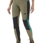 The North Face Women's Steep Tech High Rise Fleece Olive Black Leggings large Photo 0