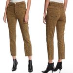 Current/Elliott Current Elliott High Waist Stiletto Leopard Print Jeans Size 28 Photo 1