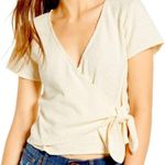 Madewell Madwell S, beige crop preowned cotton Photo 0