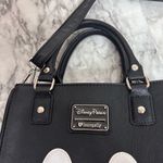 Lounge Fly Disney Parks  Peek-a-boo Mickey Crossbody Purse black white collectible Photo 5