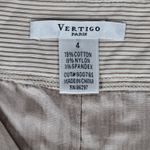 Vertigo Paris Women's Pinstripe Pencil Skirt Size 4 Classic Career Photo 5