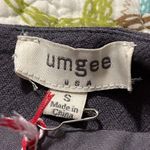 Umgee  womens small Julia floral embroidered lined skirt grey boho hippie NWT Photo 4