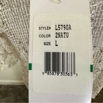 Nina Leonard Sheer Knit Cardigan with Coconut Buttons size L Photo 7