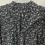 ZARA NWT  Printed Poplin Long Sleeve Mini Dress size S Photo 5