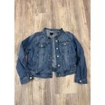 J Crew Classic Blue Denim Trucker Jacket Women's Size XXL Runs Small Photo 1