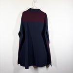 Ruti Navy Blue & Burgundy Long Sleeve Dress Size 5 or US L/XL Photo 1
