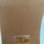 J.Crew  Slide Sandals Women's Sz 10 Blue Beige Espadrille Striped Minimalist Photo 5