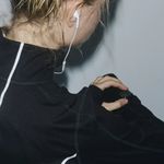 Free People NWT You're A Peach Outdoor Layer in Black Photo 1