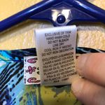 Soulmates  Blue Green Peacock Sheer Dolman Blouse Photo 3