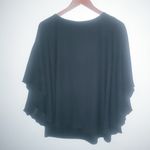 Peter Nygard Nygard 1X Flowy Black Elegant Top Plus Funeral Photo 3