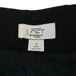 Loft Women's 6 'Ann' Lined Wool Pant in Black Photo 8