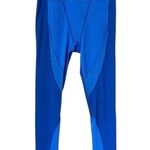 Ivy Park  Adidas Mesh Panel 7/8 Legging Blue Womens Small Athletic Photo 5