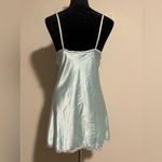 Victoria's Secret Preloved Victoria’s Secret Blue and White Lacy Slip Dress size medium Photo 3