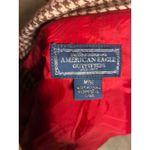 American Eagle Y2K Outfitters Vintage Houndstooth Blazer Tan Medium Photo 5