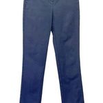 Boden Navy Blue Slim Straight Cotton Chino Pants Preppy Casual Pant Size 4 Long Photo 0