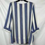 Jules & Leopold New! NWT Textured Striped 3/4 Sleeve Blouse Medium Photo 1