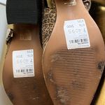 Topshop Marmalade Leopard Print Western Ankle Boots with Buckles Photo 9