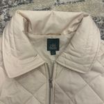 Wild Fable Nylon quilted bomber jacket in off-white Photo 4