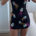 Nasty Gal Embellished Black Mini Dress Photo 0