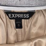 EXPRESS women M cold shoulder spaghetti strap white lace dress w/tan lining Photo 8