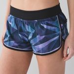 Lululemon Drop It Low Athletic Short in Pretty Prism Multi Black Lilac Size 10 Photo 1