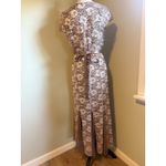 Candalite Whimsi Sequin Boho Fairy Fall Midi Lace Y2K Party Dress Medium Brown Bling Photo 1
