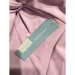 London Times Twist Front Dress Womens 6 Lavender Knee Length V-Neck Short Sleeve Photo 7