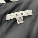 CAbi  236 Black Empire‎ Waist Sleeveless Flapper Dress Size 10 Photo 6
